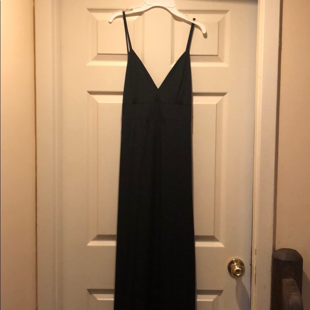 BLACK MAXI DRESS with slits! NWOT!